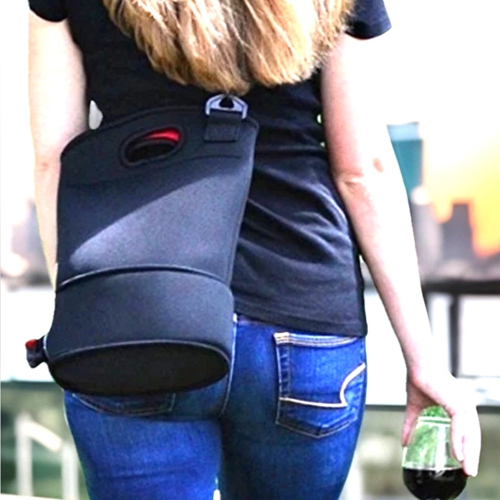 🍷DUVINO🍷 A SET OF 2 (3 LTR BAGGIES 2 SPOUTS) TRAVEL WINE BAG